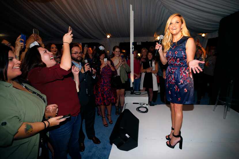 Oscar-winning actress Reese Witherspoon made an appearance at the opening of her second...