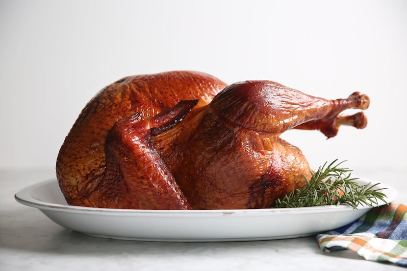 A smoked turkey