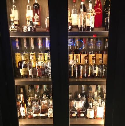 You like whiskey? Knox Street Pub has a giant case on the wall -- this is only part of it --...