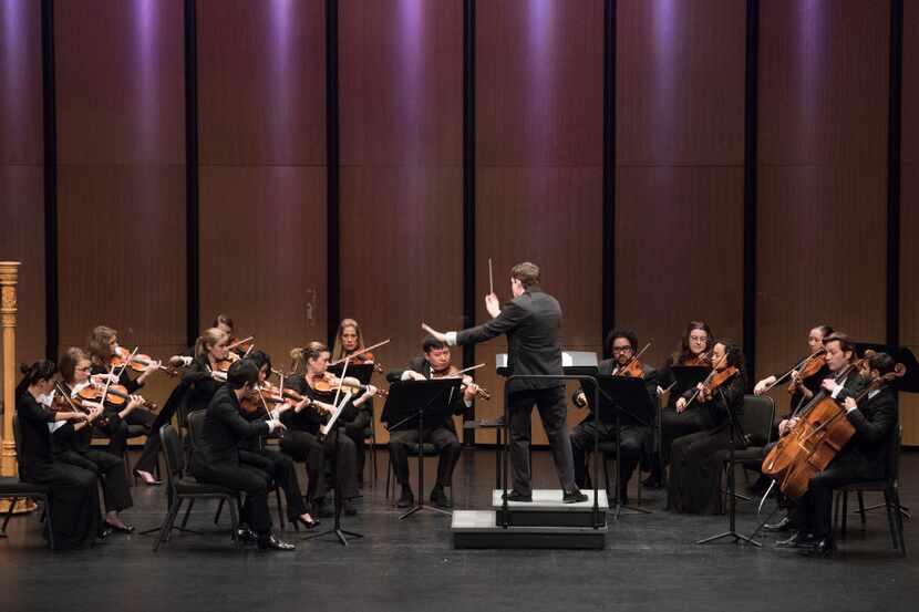 Conducted by Richard McKay, The Dallas Chamber Symphony performs at the Dallas City...
