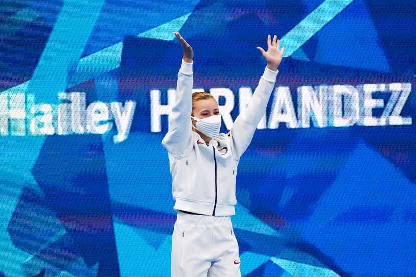 Hailey Hernandez, who placed ninth in the 3-meter springboard final at the Tokyo Olympics,...