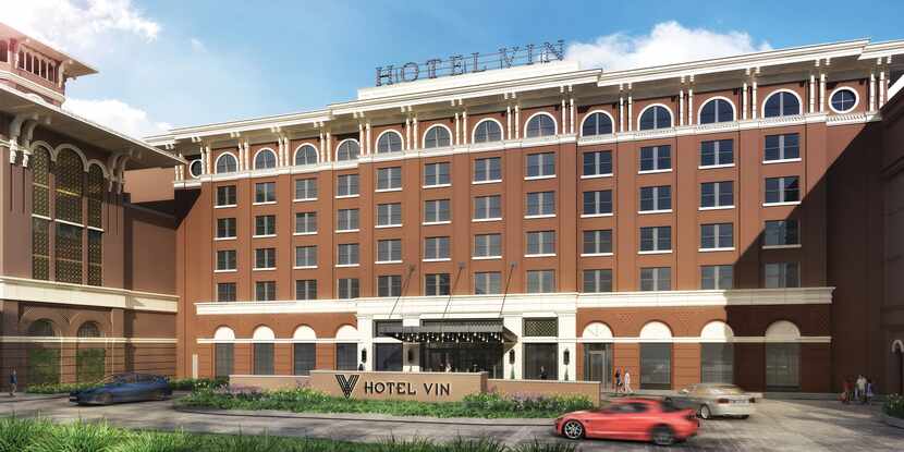 The 121-room Hotel Vin planned for the project will be a Marriott Collection Autograph Hotel.