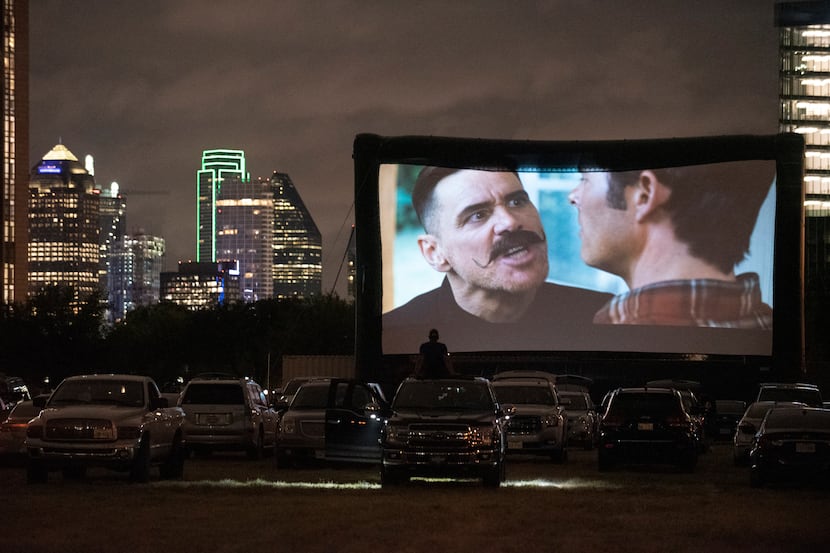 "Sonic the Hedgehog" plays at Rooftop Cinema Club's previous location off Central Expressway...