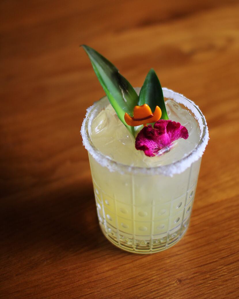 Dean s Signature Margarita, $22, is available at Fearing's Restaurant and Rattlesnake Bar at...