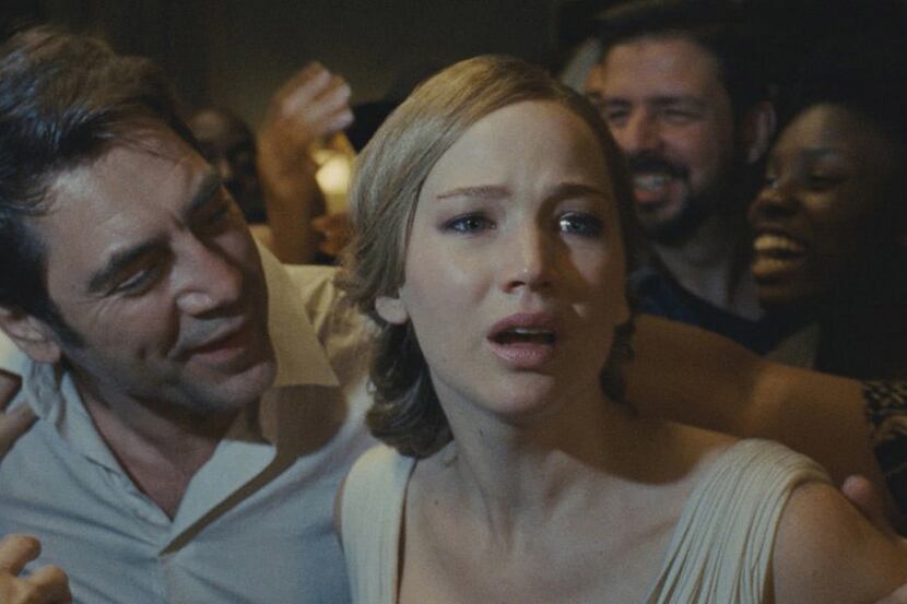 He loved it, she hated it: Javier Bardem and Jennifer Lawrence in the bonkers climax of...