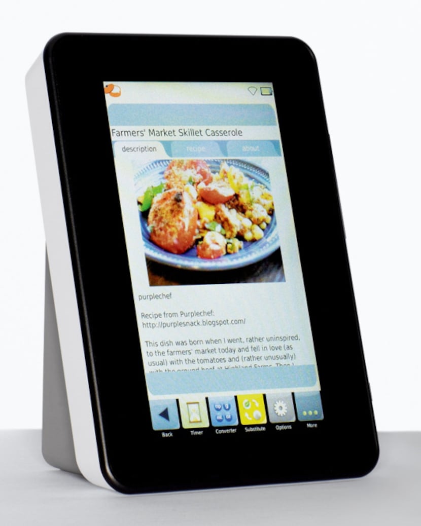 When cooking is her passion, a Wi-Fi touch screen, digital recipe reader is just the thing....