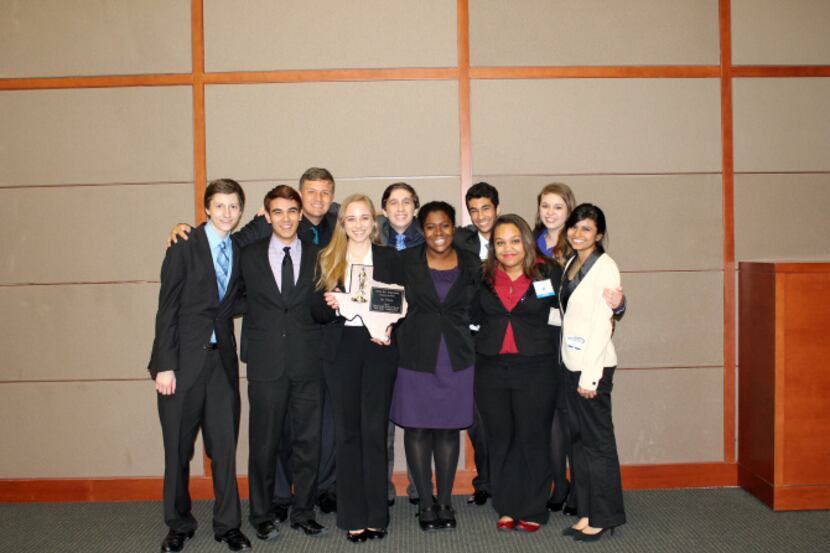 Creekview High School's mock trial team took first place at the state competition this year.