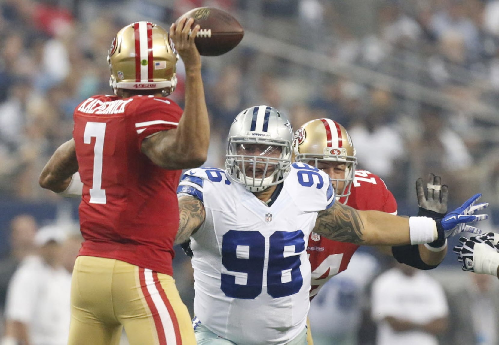 Dallas Cowboys, Tony Romo crushed by San Francisco 49ers as Colin Kaepernick  throws two TD passes – New York Daily News