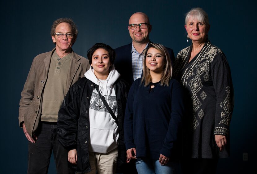 From left: 29 Pieces artist assistant Joe Stokes, 29 Pieces artist assistant Dolores...