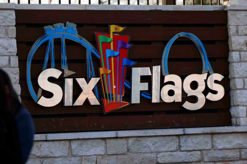 Six Flags Over Texas on Saturday, March 9, 2024, in Arlington.