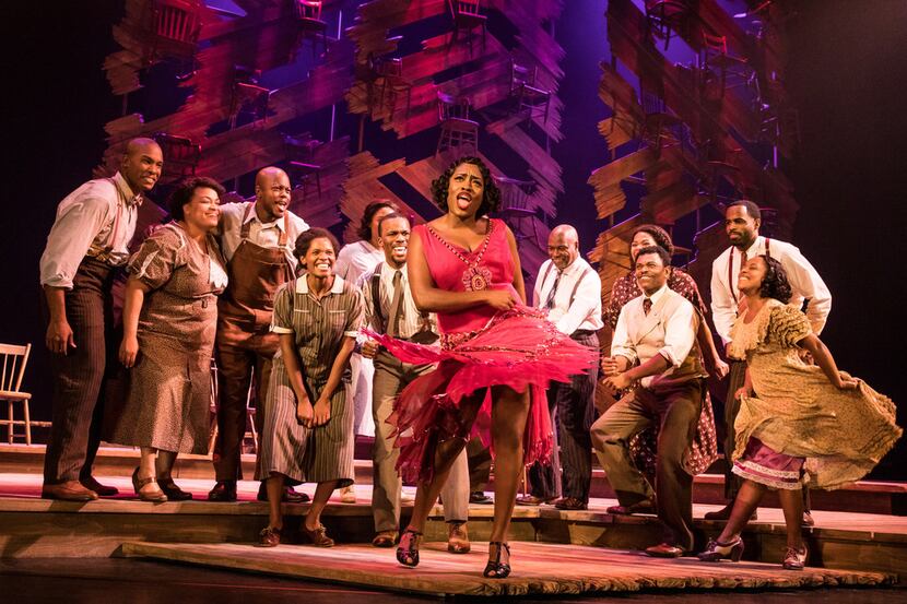 (from l-r) Carla R. Stewart plays Shug Avery in the North American tour of 'The Color...