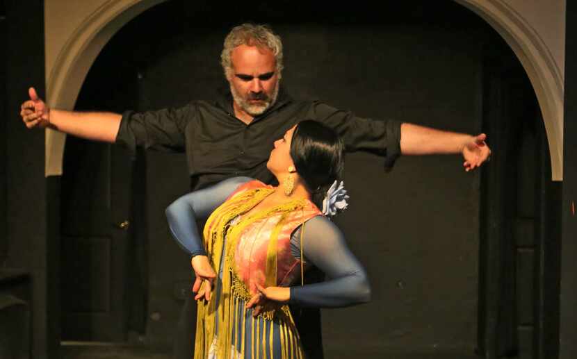 Flamenco dancers Antonio Arrebola and Delilah Buitrón Arrebola in an earlier collaboration...