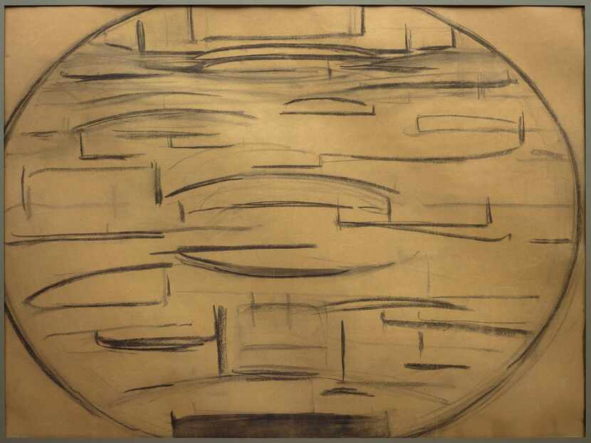 Piet Mondrian The Sea (Ocean 2) (verso), c. 1905-14, charcoal on paper, Dallas Museum of...