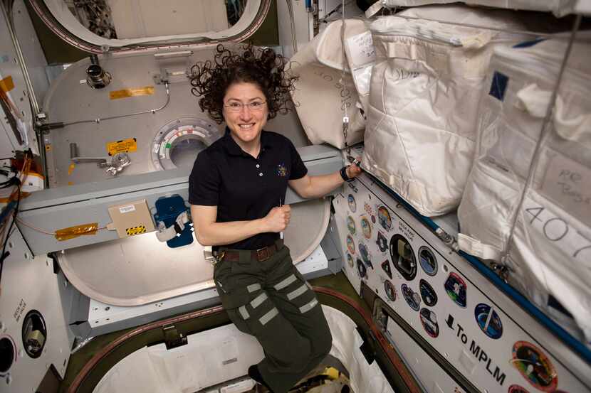 Christina Koch estuvo más de 11 meses en el espacio exterior.