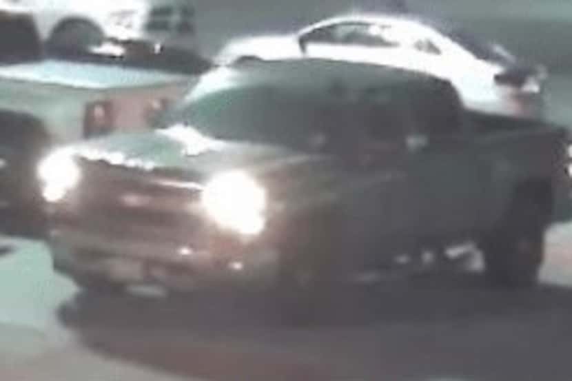 Dallas police released images of the suspect vehicle and person of interest in a shooting...
