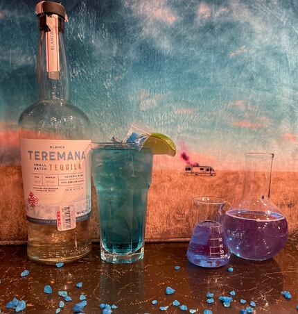 The Blue Sky cocktail is named after the crystal meth that Walter White and Jesse Pinkman...