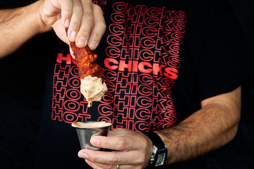 Hot Chicks Nashville Hot Chicken has five heat levels: no heat; mild; medium; hot and hot...