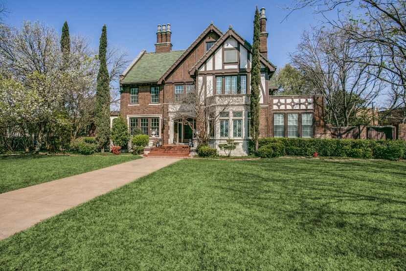 A stately Tudor featured on the Swiss Avenue Mother's Day Home Tour harkens to the early...