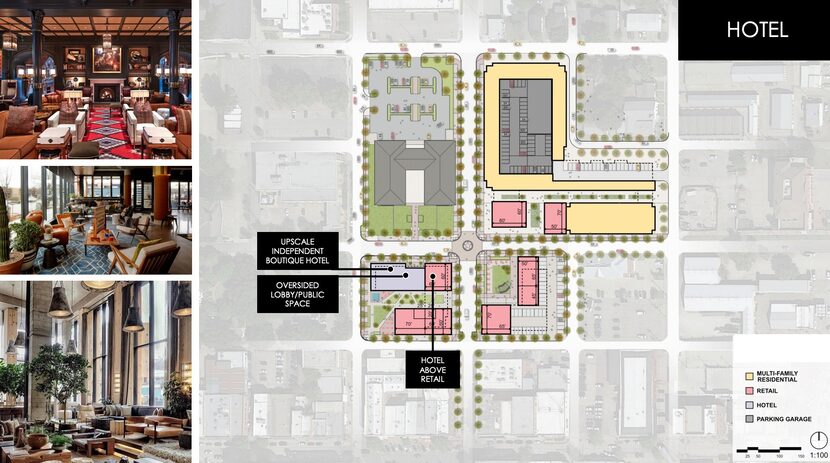 M2G's proposed hotel plan. The preliminary designs are subject to change as the group...