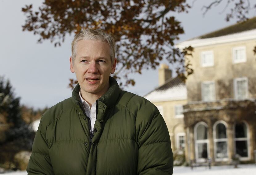 Julian Assange, head of WikiLeaks, in Bungay, England, on Dec. 17, 2010.