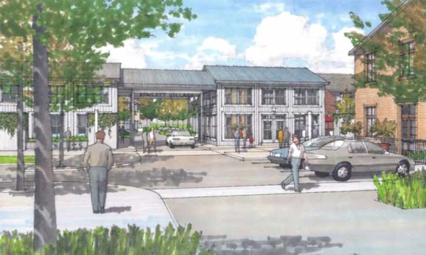 
The plan includes a gateway on Rowlett Street near where the third main building will be,...