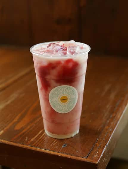 The prickly pear horchata at CocoAndre