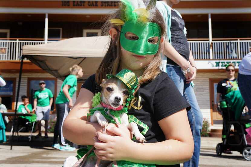 LEONIA HOPPER and Rally attended the St. Paddy's Pickle Palooza in Mansfield. (2016 File...