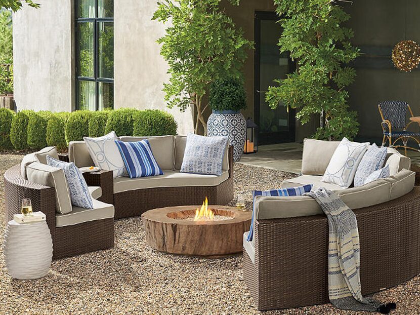 Fire pit seating area