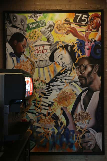 Muralist Sanah Brown has painted murals for 42 Murals and several other restaurants in Deep...