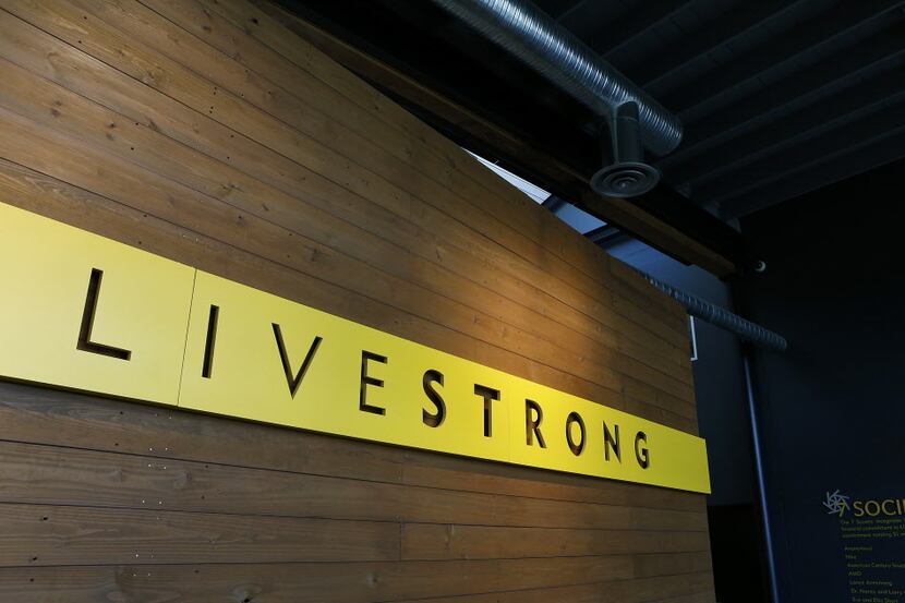 A general view inside the anti-cancer charity Livestrong offices on October 18, 2012 in...