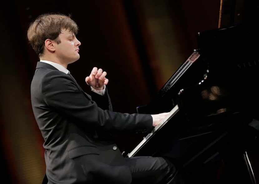 Georgy Tchaidze performs in the semifinal round of the Van Cliburn International Piano...