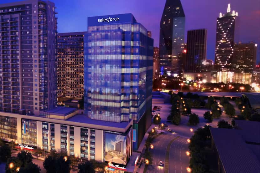 California-based Salesforce is consolidating its Dallas operations in the new Union office...