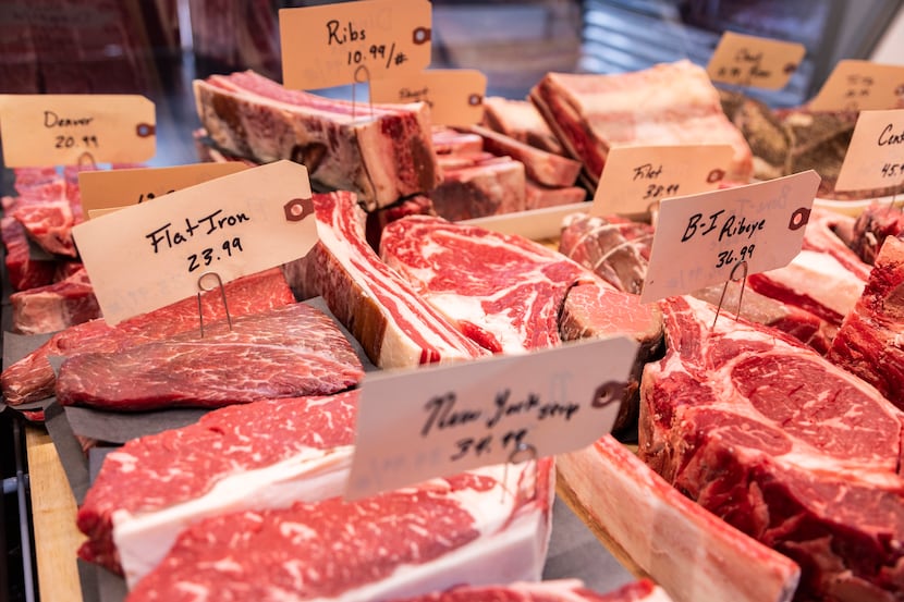 While Custom Meats will likely become known for its beef cuts (pictured here), it also sells...