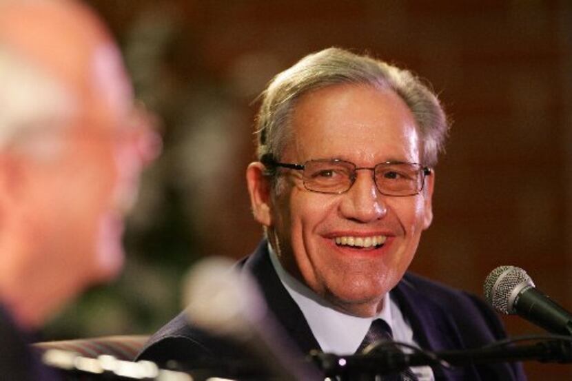 Bob Woodward will discuss the election at a fundraiser next week.