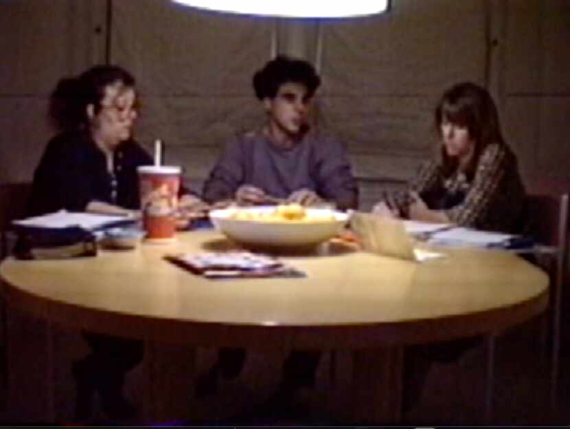 From left, Melissa Berry, Bart Weiss and Susan Teegardin planning one of the first editions...