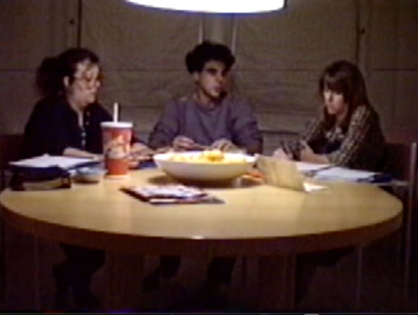 From left, Melissa Berry, Bart Weiss and Susan Teegardin planning one of the first editions...