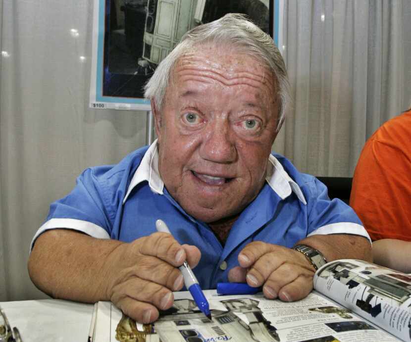 Actor Kenny Baker portrayed the R2-D2 in the first Star Wars movie.