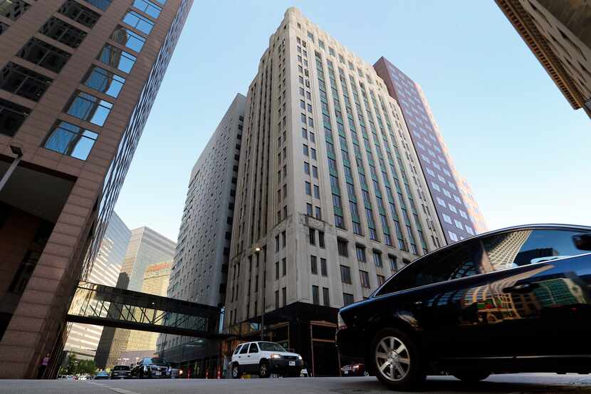 The landmark Tower Petroleum Building at 1907 Elm St. in downtown Dallas reopens March 1 as...