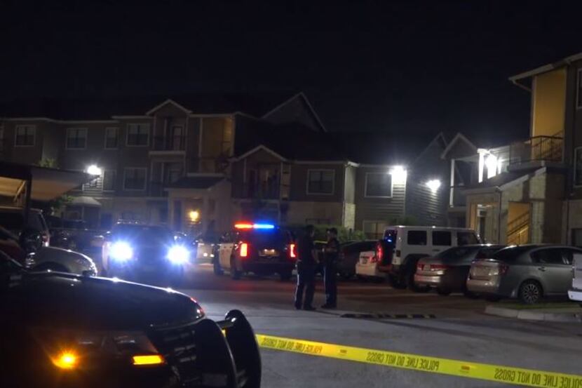 Fort Worth police were called to an apartment complex near Interstate 35W where two men were...