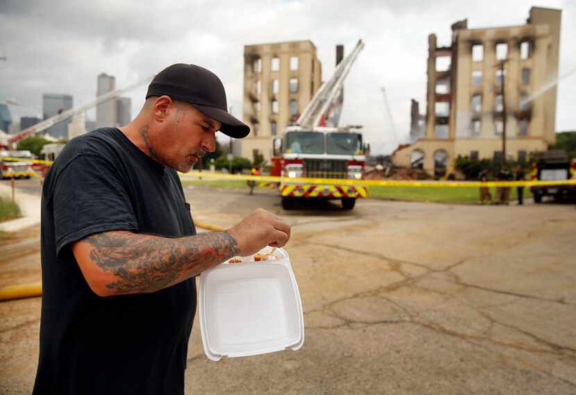 Jerry Nappi III, who survived the four-alarm fire that destroyed the historic Ambassador...