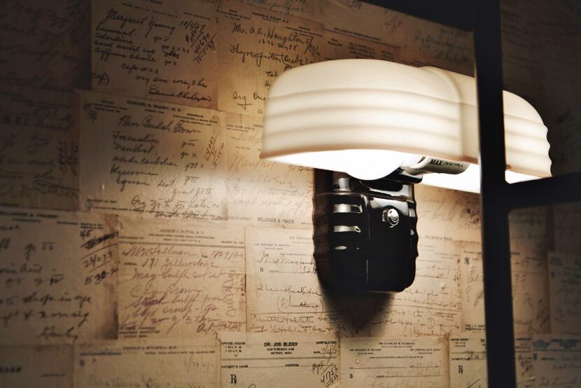 The back walls of Sundry and Vice are covered with original hand-written prescriptions...