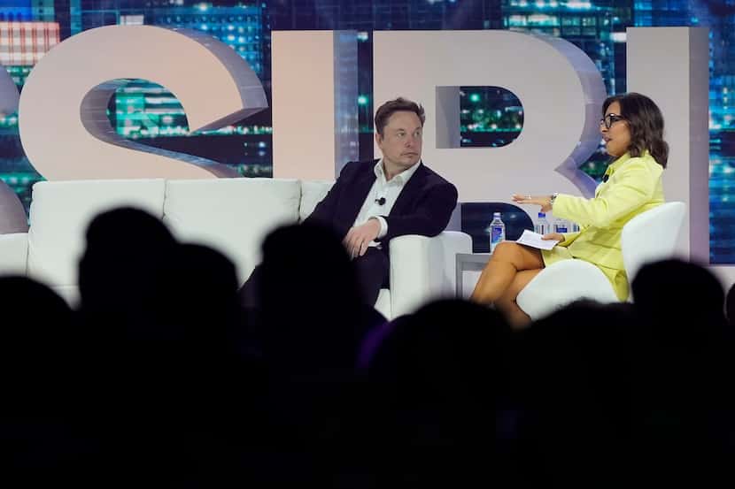 Linda Yaccarino interviewed Elon Musk last month at a marketing conference in Miami.