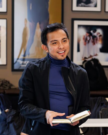 Filipino-American choreographer Norbert De La Cruz III at the Bruce Wood Dance studios in...