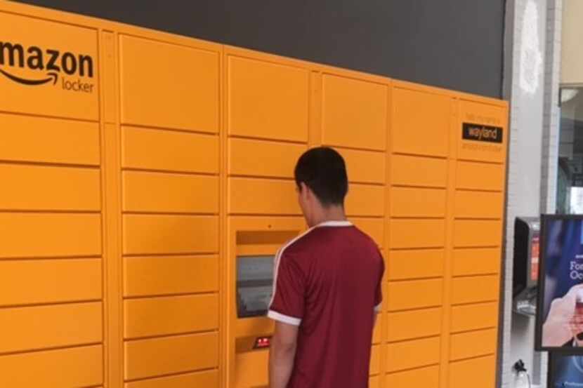 Amazon installed a locker in Irving Mall in October 2016.