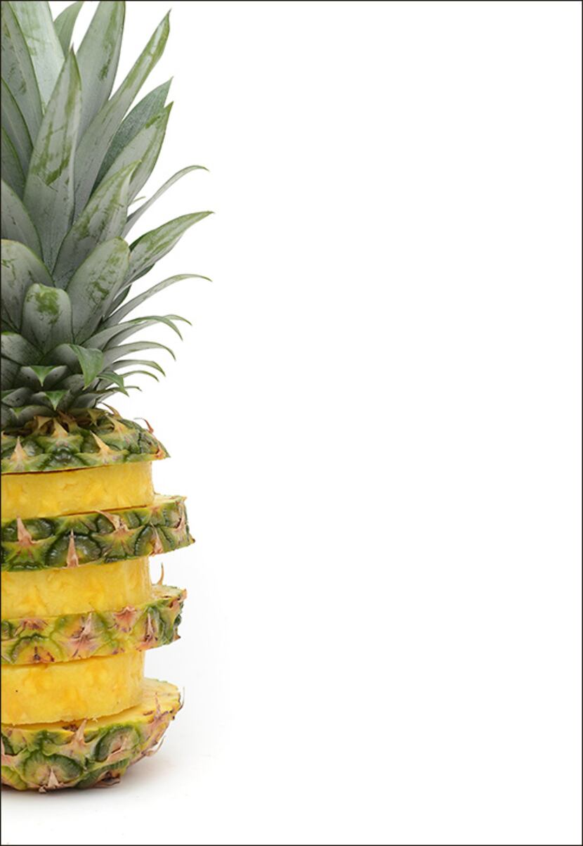  A 2012 studio shot of a pineapple, one of many photo related tasks Pamela still enjoys as...