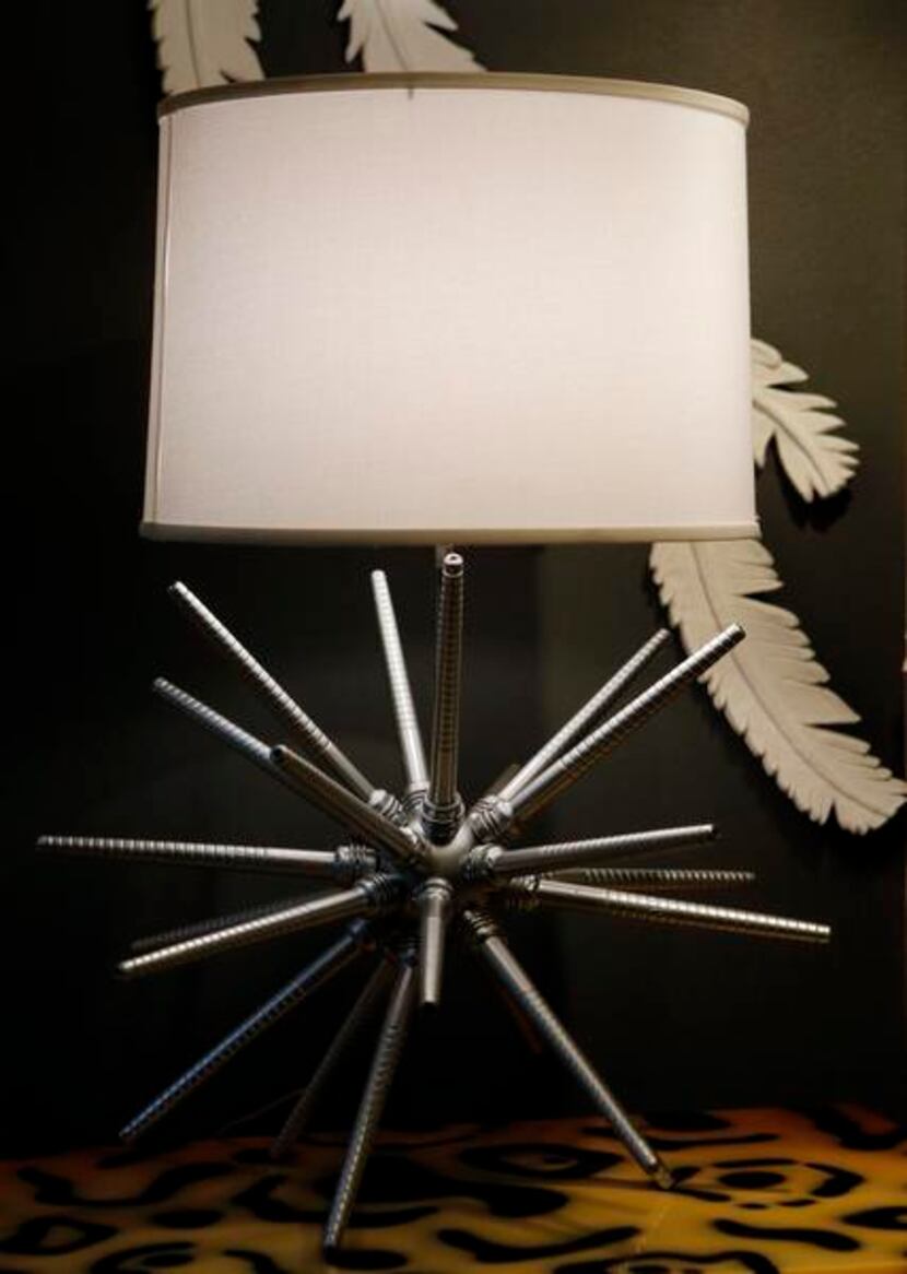 
Lamp from REVELation DECOR at their home office Belton, Texas, on Tuesday, February 11,...