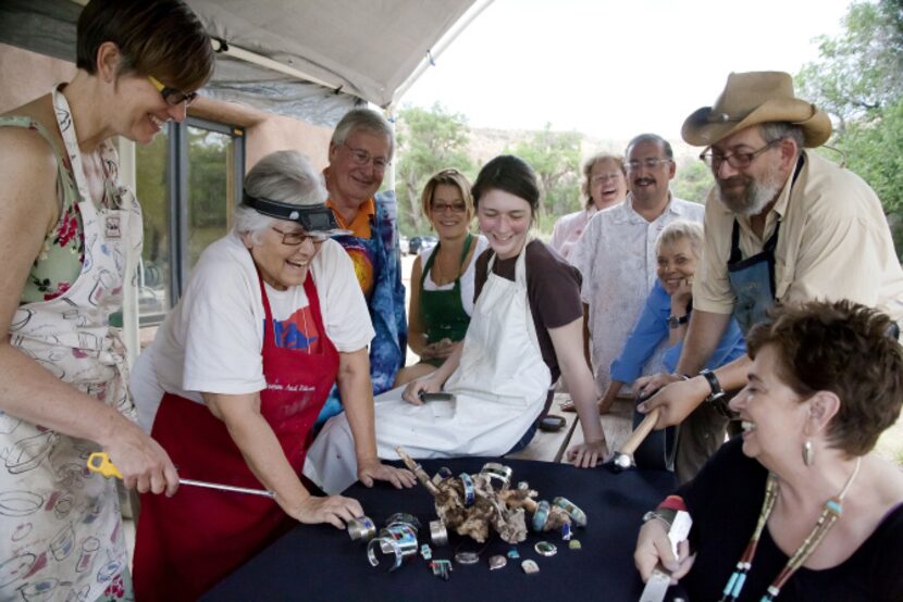 Jewelry-making classes are offered at Ghost Ranch, Abiquiu, New Mexico.