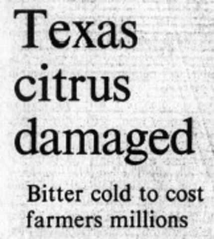 Headline in the Times Herald on Dec. 26, 1983.