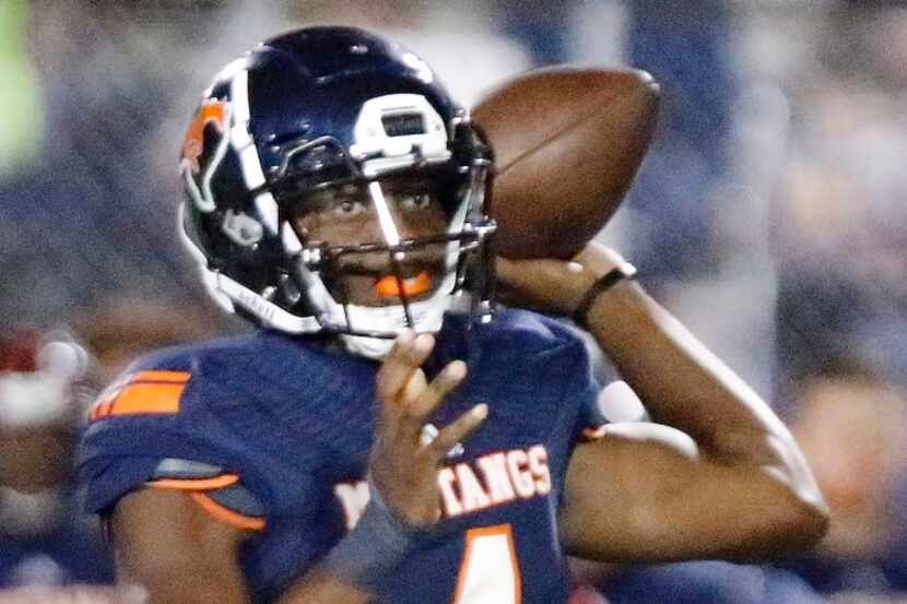Sachse High School quarterback Jalen Mayden, pictured in this file photo from earlier this...