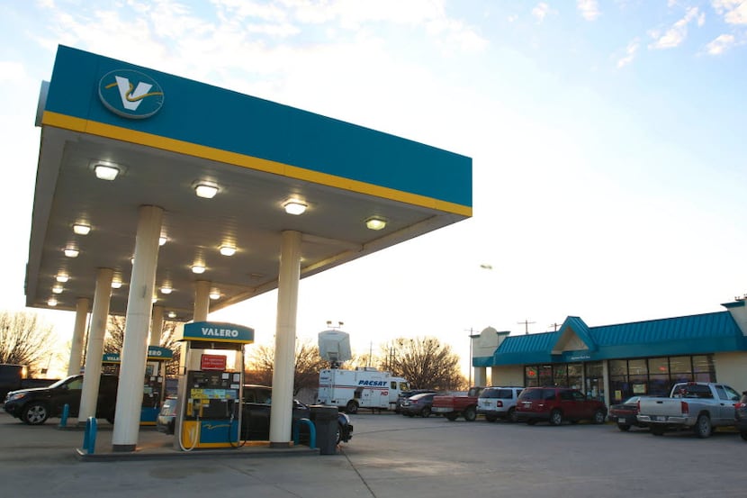 The Valero gas station on Highway 380 is shown on Feb, 12, 2015 in Princeton, Texas. A...
